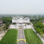 Công trình Trung tâm Mục vụ Giáo phận Vinh nhìn từ trên cao