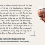 Điện chia buồn của Toà thánh Vatican dành cho nạn nhân cơn bão số 3