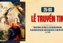 Lễ Truyền Tin: Từ bối rối đến tín thác
