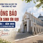 Dòng Thừa sai Đức tin – Tỉnh Dòng Việt Nam: Thông báo tuyển sinh năm 2026
